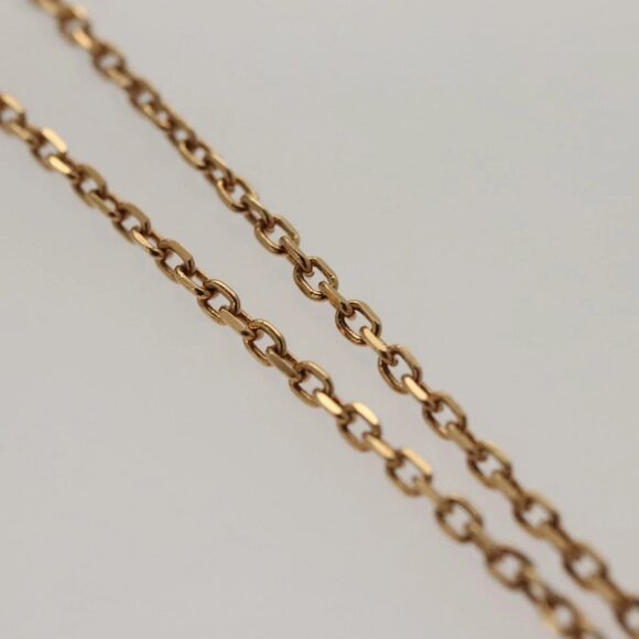 LOUIS VUITTON Essential V Necklace metal Gold - Picture 8 of 15